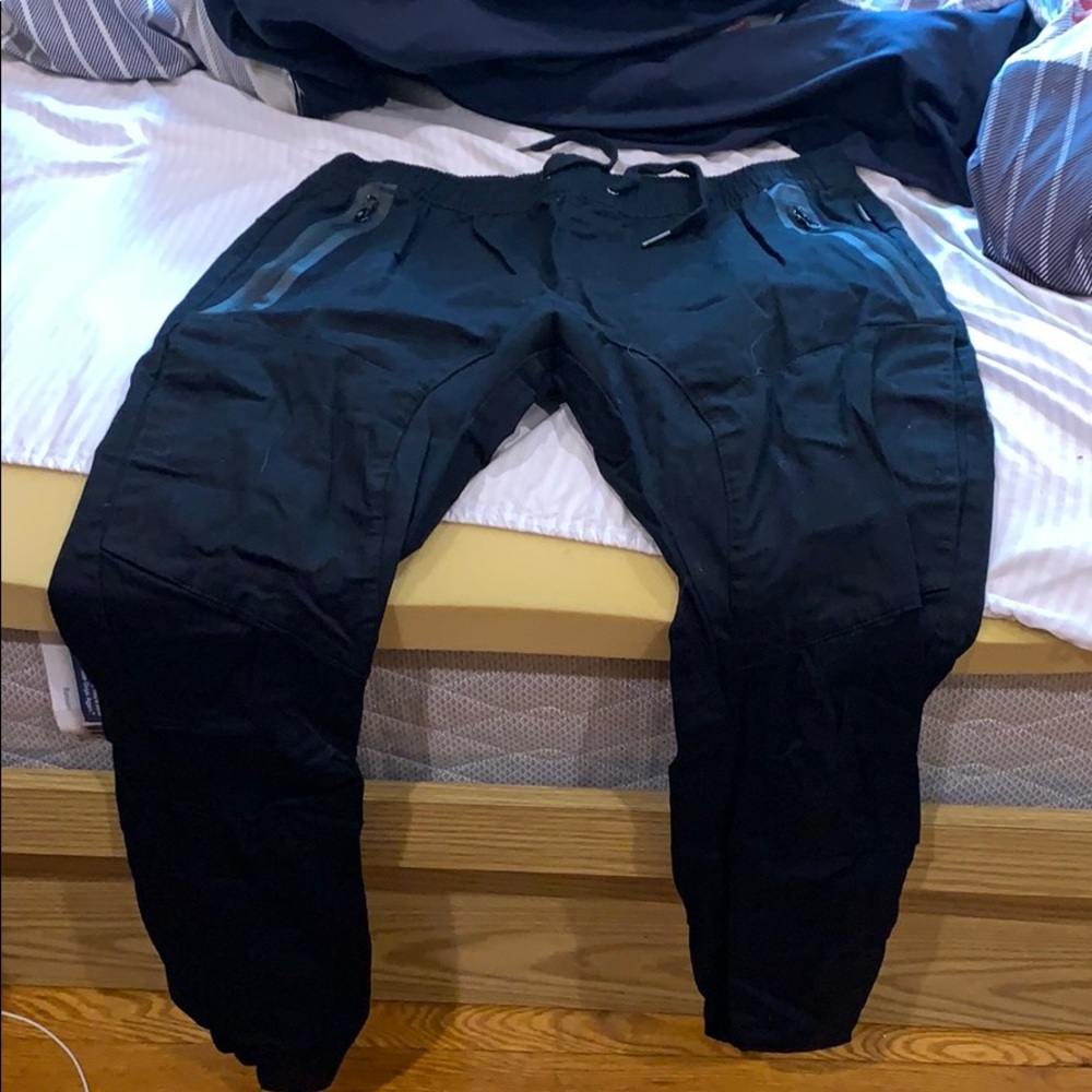 Black joggers